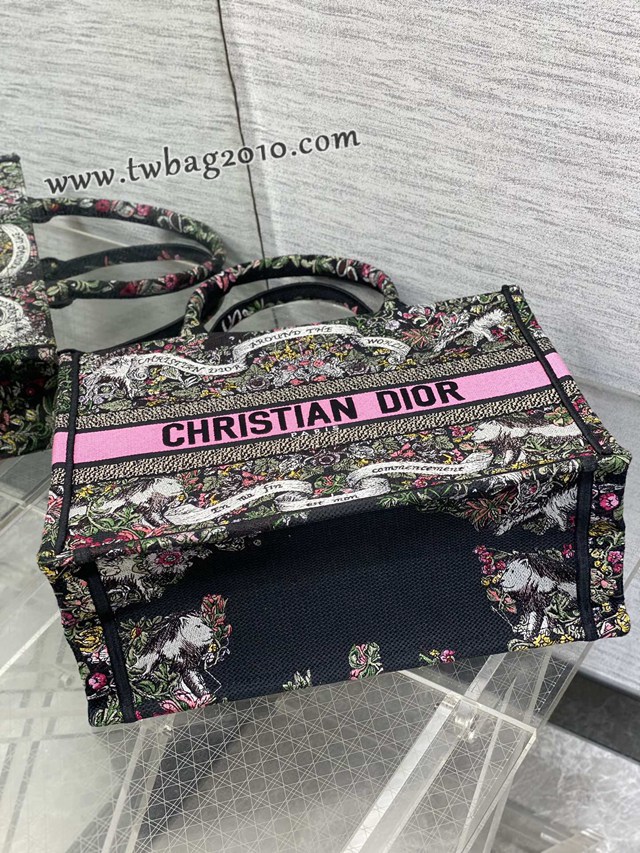 Dior专柜秋冬系列新款托特包迪奥高仿原单Tote包Around the world小号手提购物袋 djfk1695